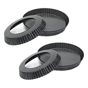 Pack X2 Molde Desmontable Moldes Desmontables Moldes 28cm Moldes De Tartaletas Moldes De Pies Moldes De Kuchen Pasteleriuscl Gris