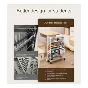 Organizador De Escritorio Sujetalibros Librero Apoya Libros Blanco / Sujetalibros / Librero Pequeño/ Bibliotecas