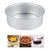 Molde Torta Molde Queque Molde Aluminio Moldes Torta 22x10cm Plateado