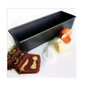 4 Molde Pan Molde Para Pan De Molde Rectangular Queque 30cm Gris Claro