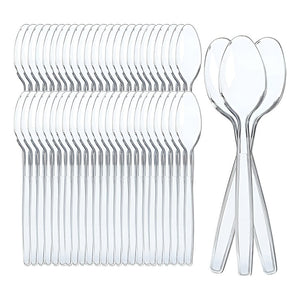 Set X100 Vasos Postres + 100 Cucharas Postres Desechables