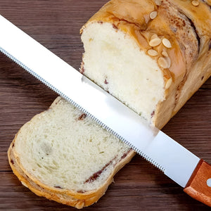 Cuchillo De Cocina Cuchillo Sierra Cuchillos Reposteria 20cm Marrón