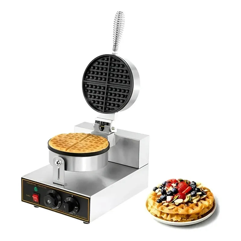 Waffles Maquina Para Waffles Waflera Grande Wuafleras 1200w Gris