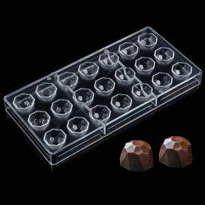 Pack 4 Moldes Chocolate Molde Chocolate Policarbona Diamante