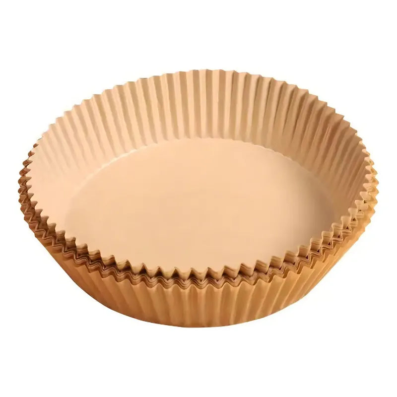 Forro Freidora De Aire Papel Mantequilla 16 Cm Antiadherente Papel Desechable Para Freidora Forro Para Air Fryer Accesorios Para Freidora De Aire Papel De Hornear Papel Antiadherente Pasteleriuscl