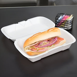 Pack X23 Bandejas De Plumavit Porta Completo Envase Comida