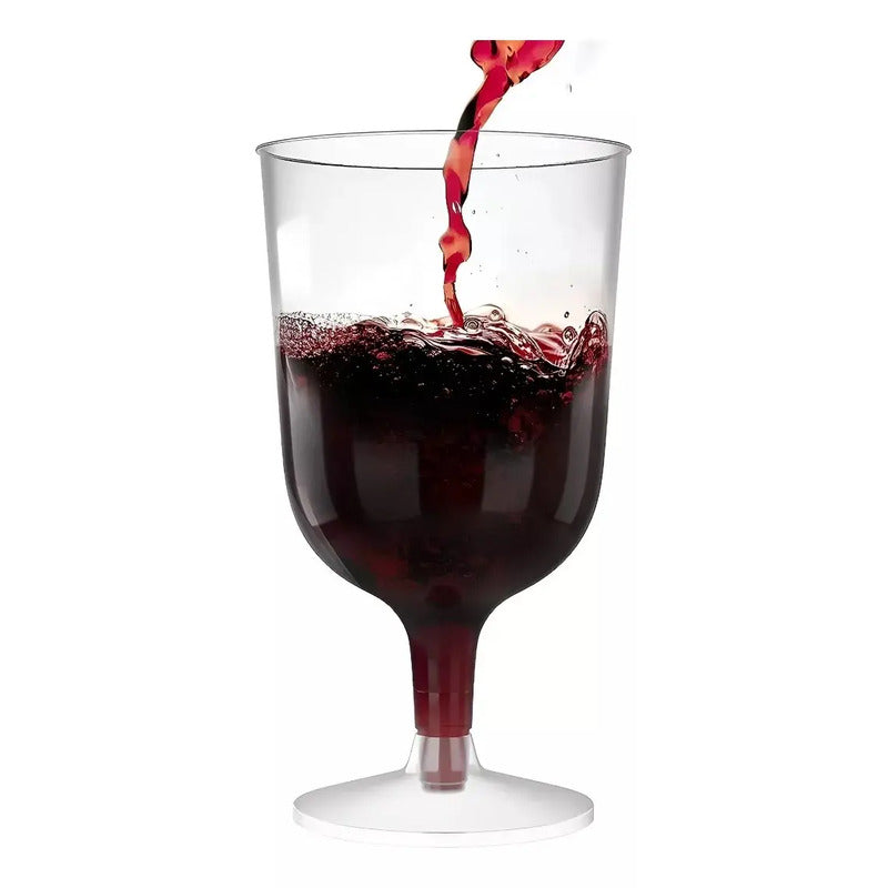 10 Set De Copas Copa De Vino Copas De Vino Copa De Coctel Copa De Cristal Para Vino Copa Acrilico Copa Plastico Copa De Plastico Copa De Acrilico Copa De Plastico 6oz/177ml Pasteleriuscl Transparente