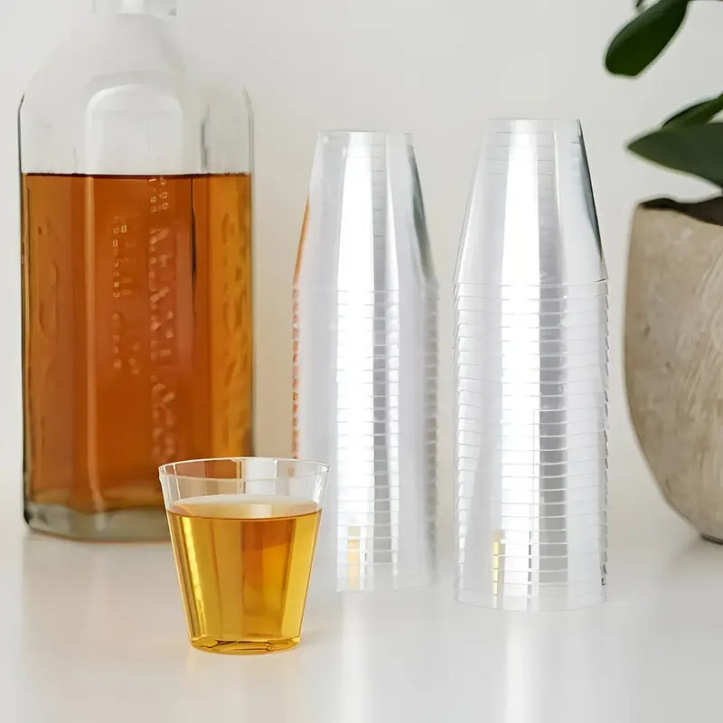 200 Vasos Plasticos Vasos Postre Vasos Acrilicos Postres 3oz Acrilico Vasos Plasticos Reutilizables Vaso Para Dulces Pocillo Para Postre Pasteleriuscl Transparente
