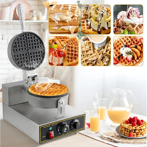 Maquina De Waffles Waflera Maquina Para Hacer Waffles Wafles Color Gris
