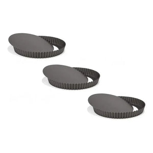 Pack X3 Molde Desmontable Moldes Desmontables Moldes 26cm Gris Claro