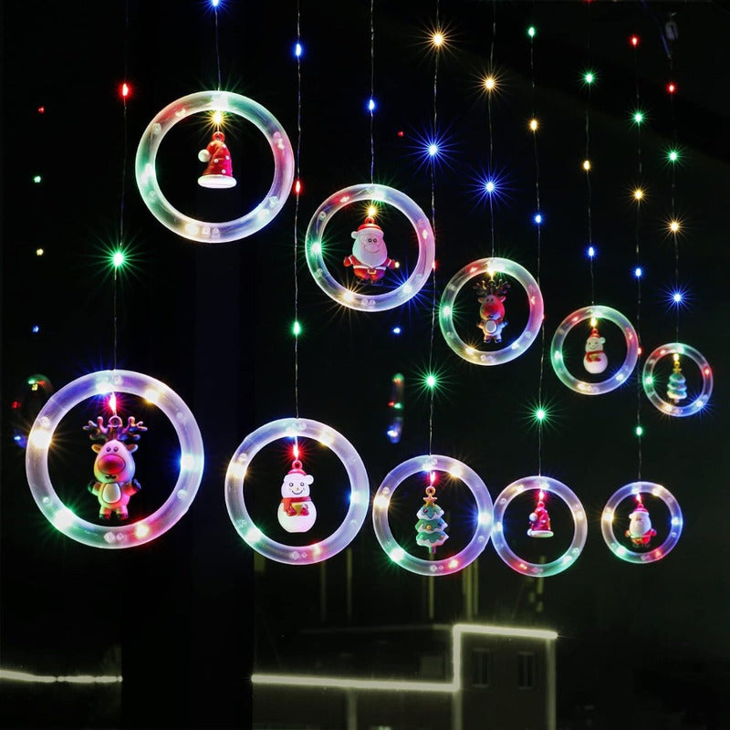 Cascada Guirnaldas Navidad Luces Guirnalda Navideñas 3011