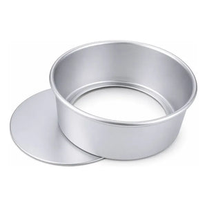 Molde De Aluminio Para Torta Molde Desmontable Molde 22x10cm Gris