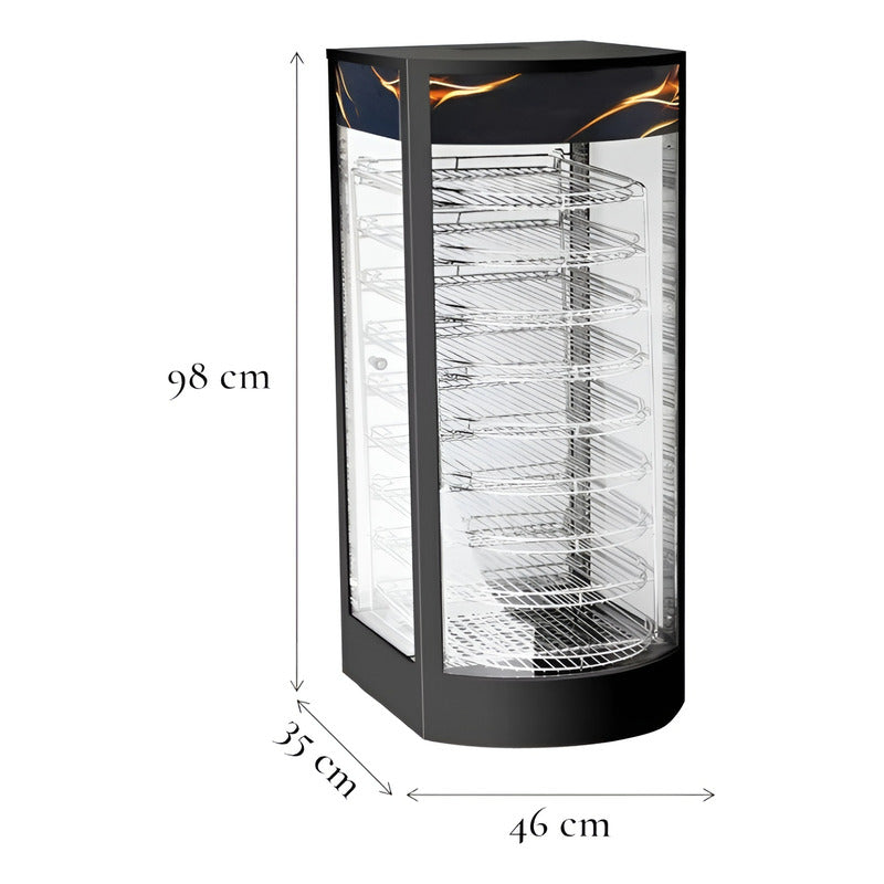 Mantenedores De Fritura Vitrina Mantenedora Caliente 9 Nivel Vitrinas Mantenedoras 9 Niveles