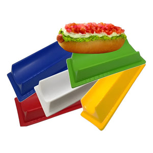 10 Porta Completos Plástico Completero Reutilizable Hot Dog