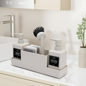 Porta Esponja Y Lavaloza Para Tu Cocina Escurridor Esponja Beige