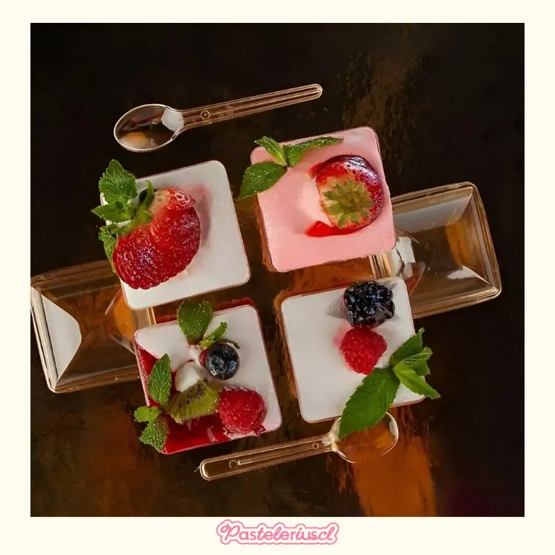 10 Vasos Para Postres Set De Vasos Shot Postres Con Tapa Vasos Para Postres Con Tapa Vasos Plasticos Reutilizables Vasos... Transparente