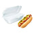 Bandejas De Plumavit Porta Completo Envase Comida Pack 25und