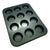 Molde 12 Muffins Cupcakes Placa Teflón Pettish Online Vc Color Negro