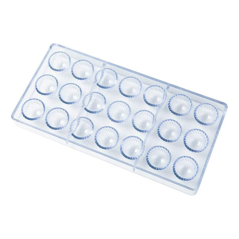 Moldes Chocolate Moldes De Chocolate Policarbonato Trufa Gris