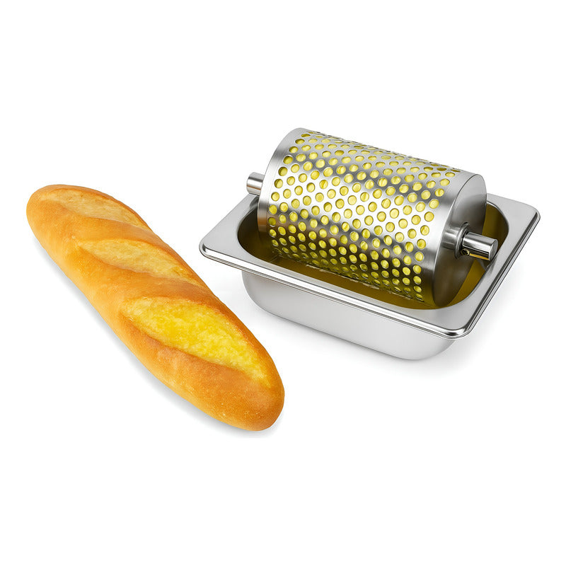 Esparcidor De Mantequilla Rueda Mantequillera Rodillo 100mm Plateado