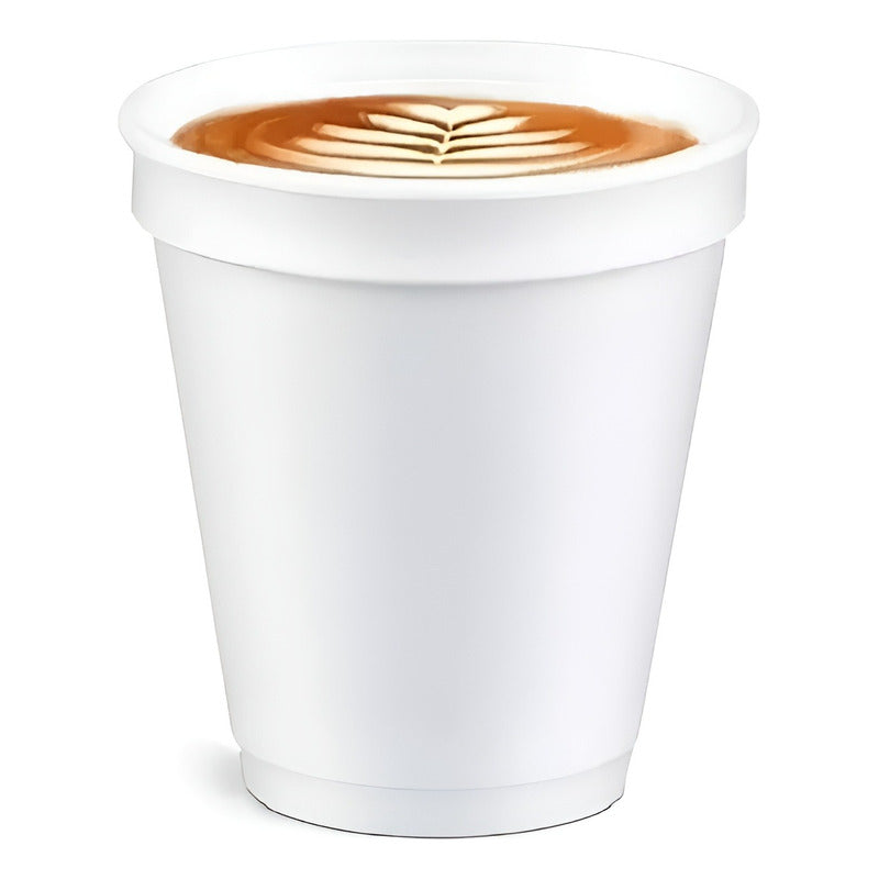 X25 Vasos Desechables Vasos Plumavit Termico Vaso 6oz/177ml Blanco / Vaso Plumavit / 6oz/177ml