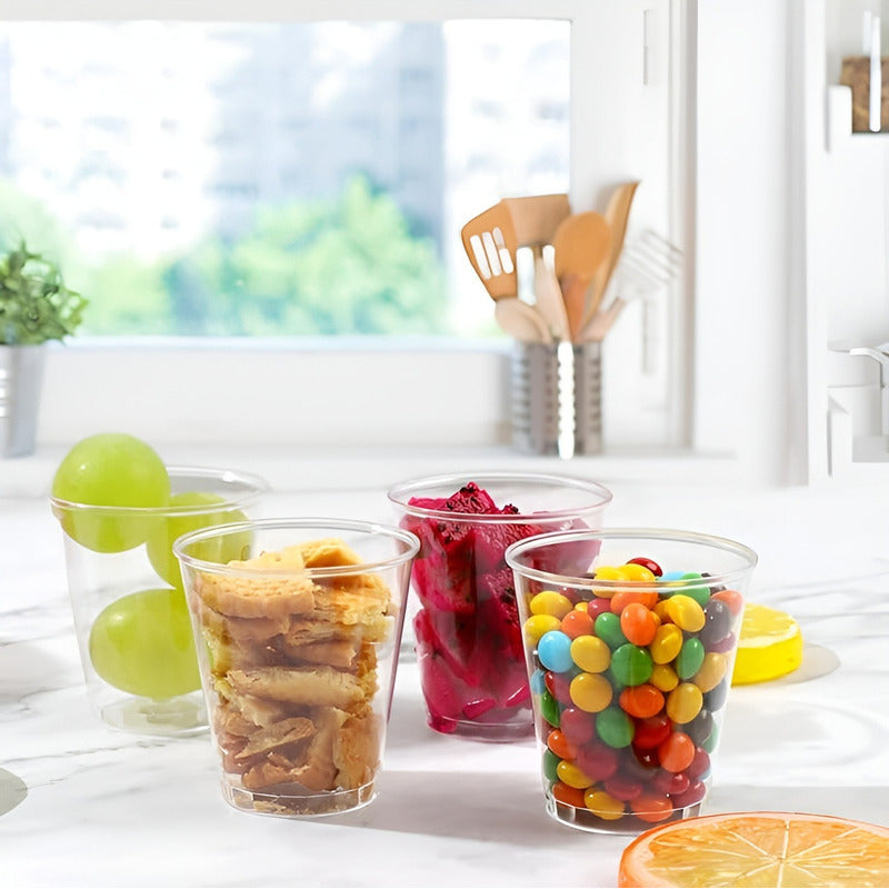 25 Vasos Acrilicos Postres Vasos Plasticos Vasos Postre 3oz