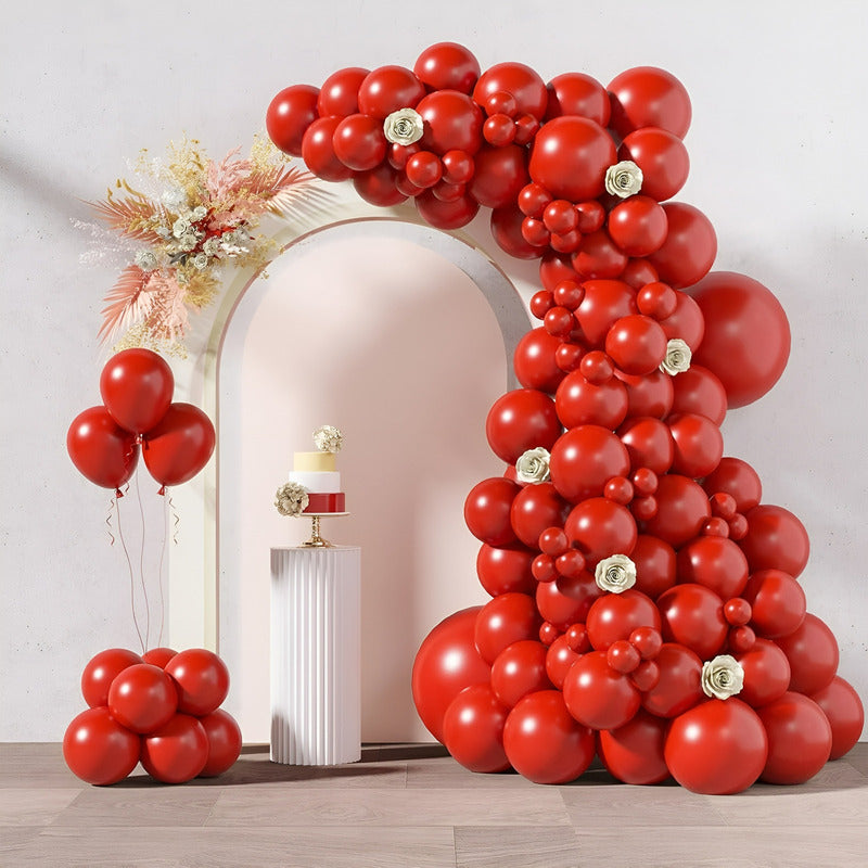 X50 Set De Globos Cotillon Fiesta Globos De Cumpleaños 25cm Rojo Globos De Cumpleaños