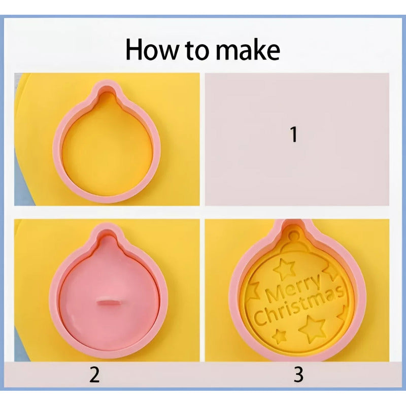 Cortador Galletas 3d Navidad Cortadores De Galletas Navidad