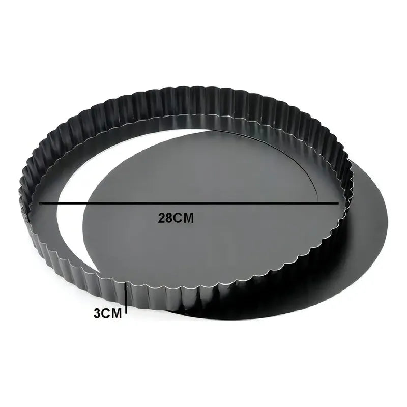 Pack X2 Molde Desmontable Moldes Desmontables Moldes 28cm Moldes De Tartaletas Moldes De Pies Moldes De Kuchen Pasteleriuscl Gris