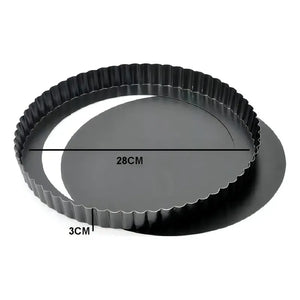 Pack X2 Molde Desmontable Moldes Desmontables Moldes 28cm Moldes De Tartaletas Moldes De Pies Moldes De Kuchen Pasteleriuscl Gris