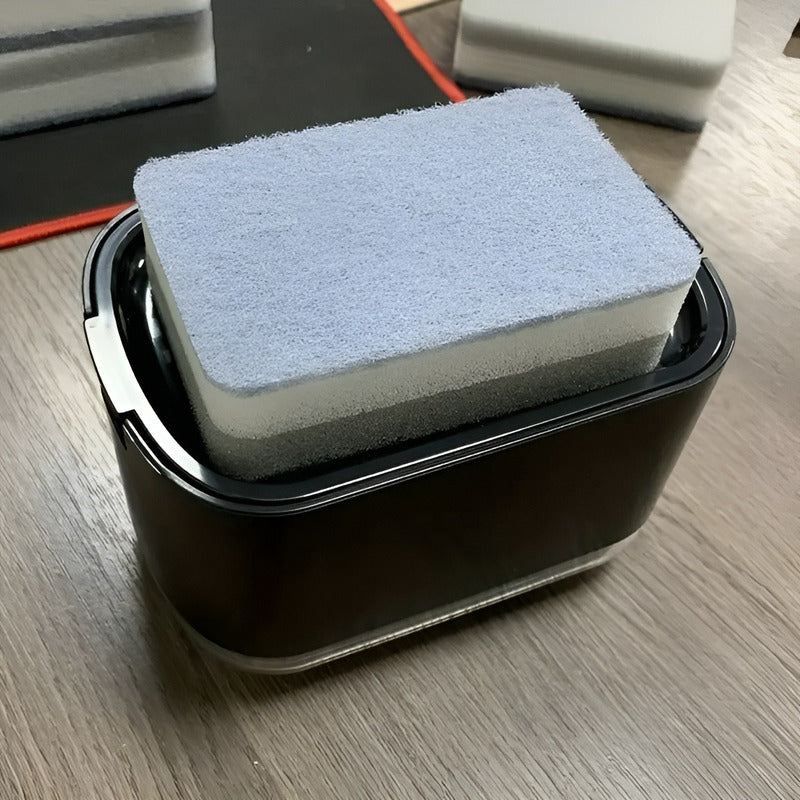 Soporte Esponja Lavaloza Para Tu Cocina Escurridor Lavaplato Negro