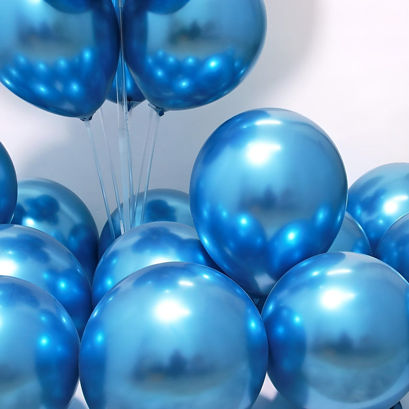 50 Globos Feliz Cumpleaños Decoracion Globos Set De Globos Azul Claro Globos De Cumpleaños