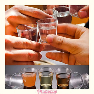 25 Vasos Acrilicos Postres Vasos Plasticos Vasos Postre 3oz/50ml Vasos De Chupito Pequeños Ideales Para Fiestas Vaso De Plástico Multiusos Mini Vasos De Plástico Transparente Para Postre Pasteleriuscl