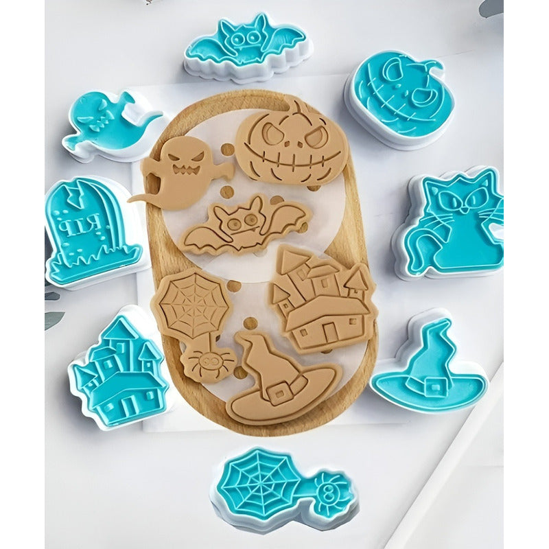 Moldes Galletas Halloween Cortador De Galletas Murcielagos  Rosa Claro