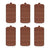 6 Moldes De Chocolate Molde Barra Chocolate Silicona Barrita