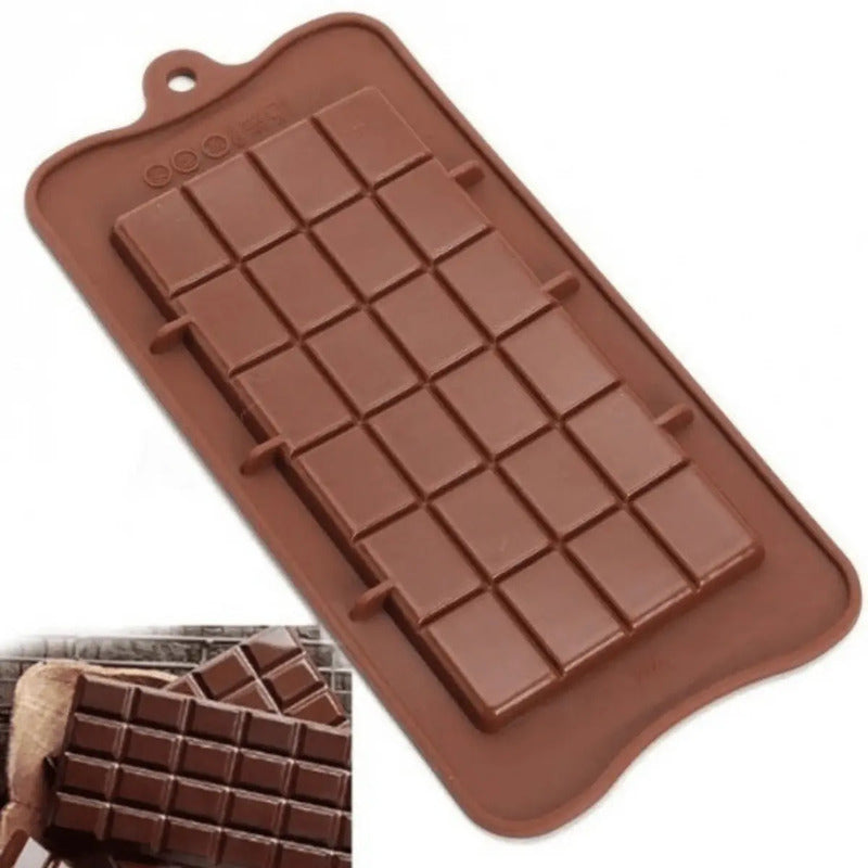 Moldes De Chocolate Moldes Barra De Chocolate Silicona Barras De Caramelo Y Proteínas Moldes Antiadherentes Para... Marrón Claro