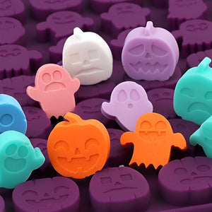X2 Moldes Halloween Molde Silicona Molde Calabaza Fantasma Al Azar