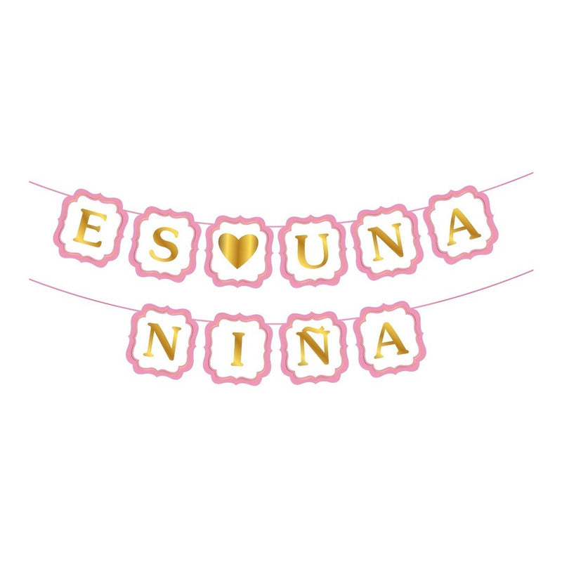 Guirnalda Revelacion De Genero Decoración Cotillon Fiestas