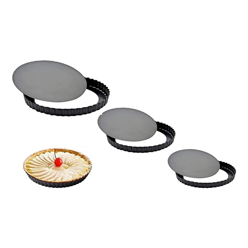 Pack3 Moldes Desmontables Molde Desmontable Tarta 24 26 28cm