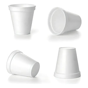 X25 Vasos Desechables Vasos Plumavit Termico Vaso 6oz/177ml Bebidas Calientes Vasos De Plumavit Para Café Desechables Vaso Térmicos Resistentes Vasos Desechables Café Bebidas Pasteleriuscl