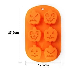 X2 Moldes Halloween Moldes Silicona Halloween Molde Calabaza Naranjo