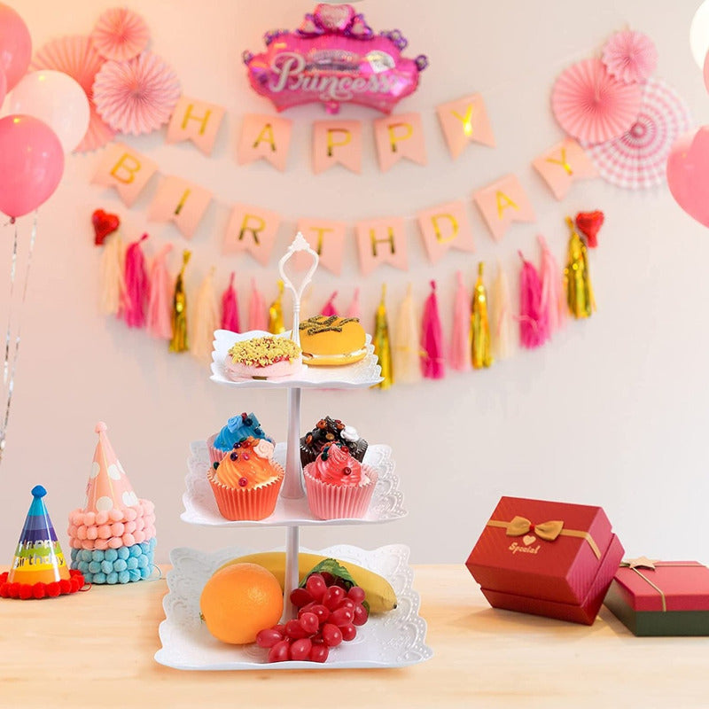 Pack X2 Porta Torta Porta Cupcakes  Torre Porta Cupcake