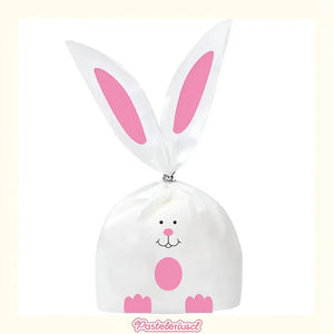 Pack X150 Bolsas De Dulces De Pascua Chocolates Bolsas De Regalos Para Niños Bolsa Con Diseño Conejo De Pascua 22x13cm... Rosa Bolsas Conejo De Pascua