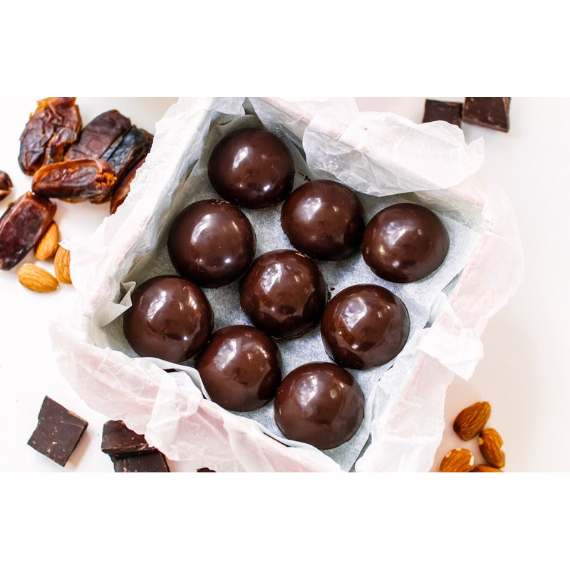 Pack X2 Moldes Chocolate Moldes De Chocolate 15circulo Gris