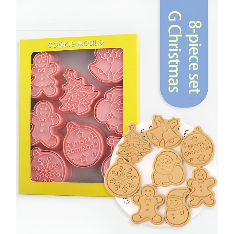 Cortador Galletas 3d Navidad Cortadores De Galletas Navidad