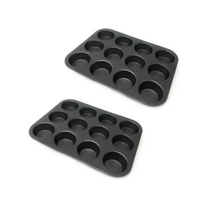 Pack De 2 Moldes 12 Cupcakes Molde Cupcake Molde Para Tortas Reposteria Molde Cupcakes Molde Para Cupcakes Molde De... Gris