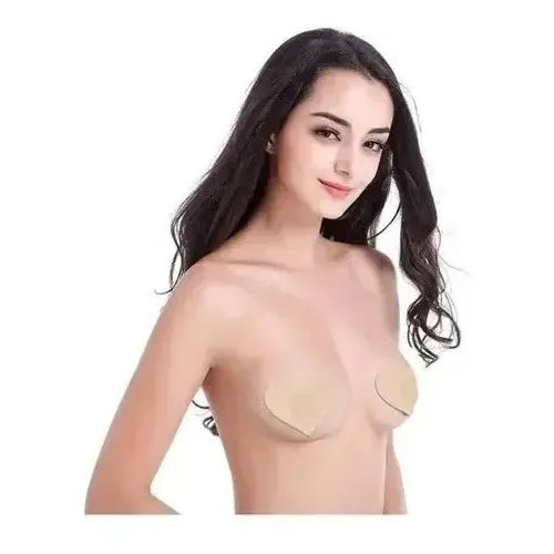 Pack X30 Cubre Pezón Pezoneras Parches Pezoneras Adhesivas Beige Redondo Unica