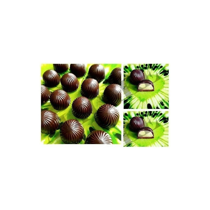 Pack X2 Moldes Chocolate Limon + Moldes Policarbonato Trufa Gris