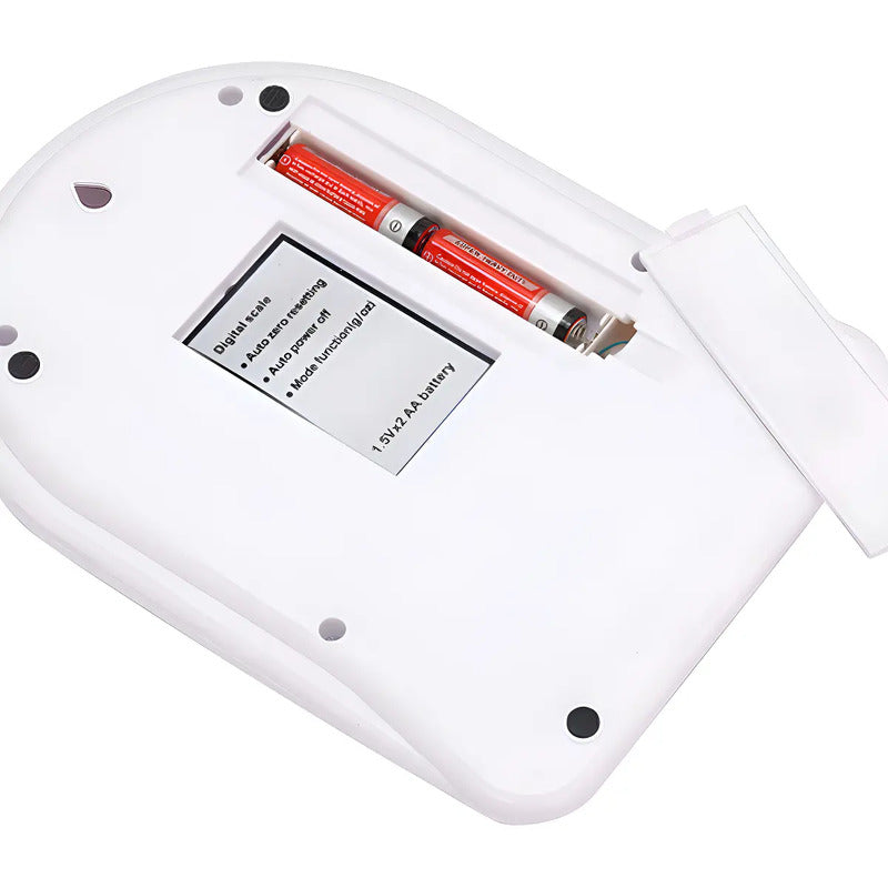 Balanza Pesa Digital Para Alimentos Cocina Chef Comercio Capacidad Máxima 10 Kg Color Blanco