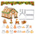 Molde Casa Galleta Navidad Cortadores De Galletas Navidad 3d Plateado